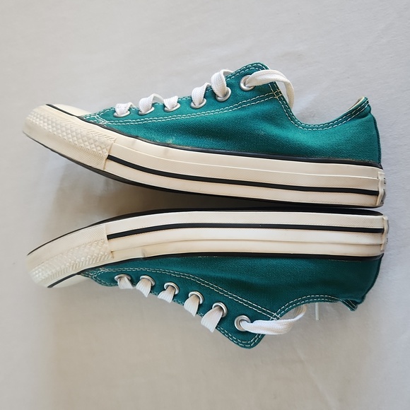 Converse All Star Teal Colour Lace-up Sneakers - W6.5 M4.5 - Picture 10 of 14